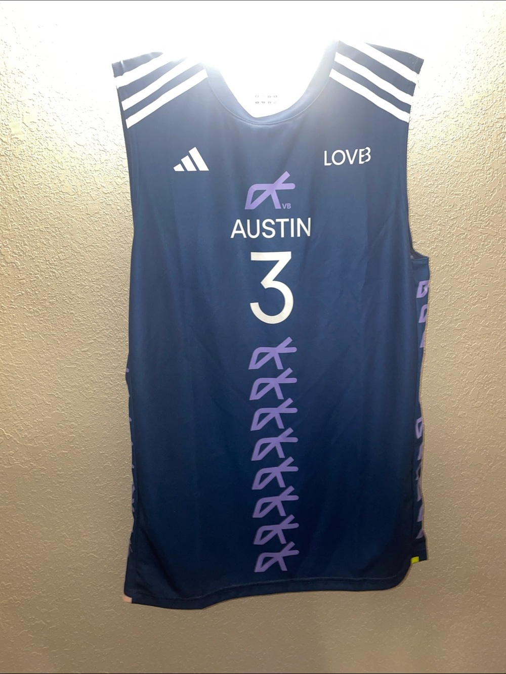 Adidas x LOVB Austin sleeveless volleyball jersey